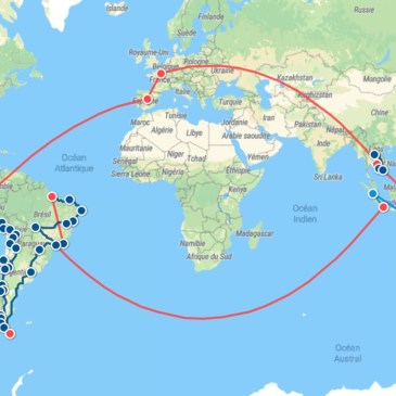 itinéraire tour du monde