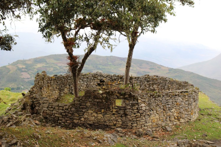 Détail d'une hutte circulaire de Kuelap