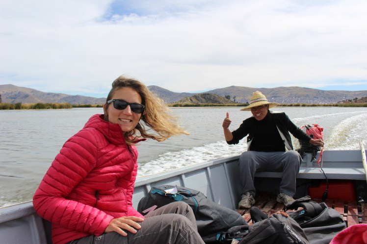 Félix et Steph sur le bateau