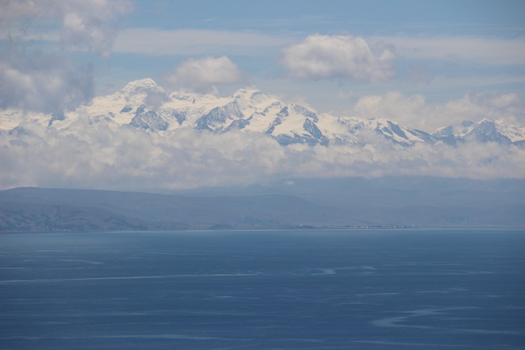 Vue sur les glaciers boliviens