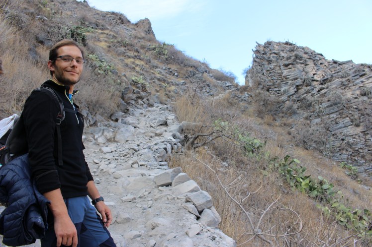 Formations géologiques sur le sentier