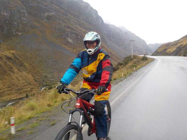 Steph au début de la route