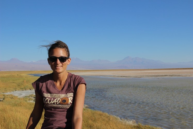 Laguna Cejar et volcans environnants