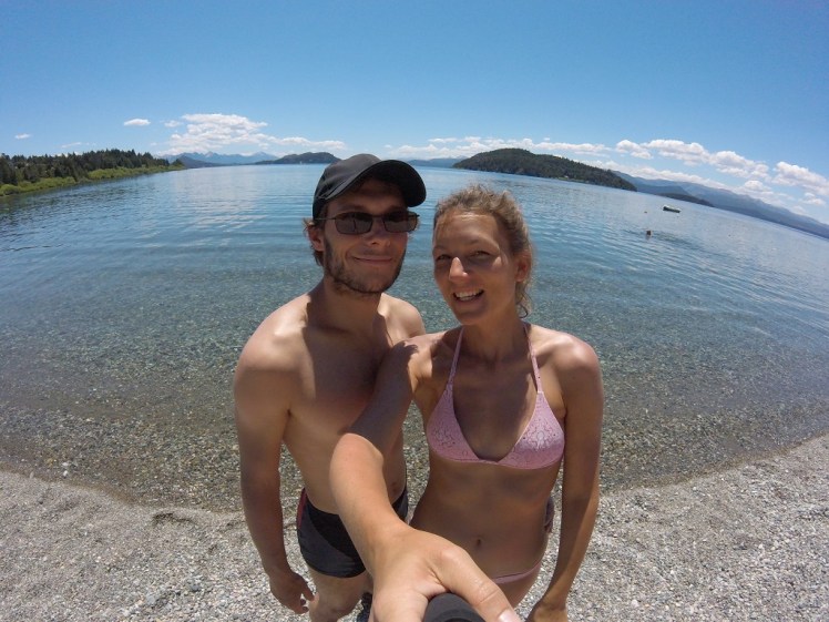 Playa Bonita au bord du lac Nahuel Huapi