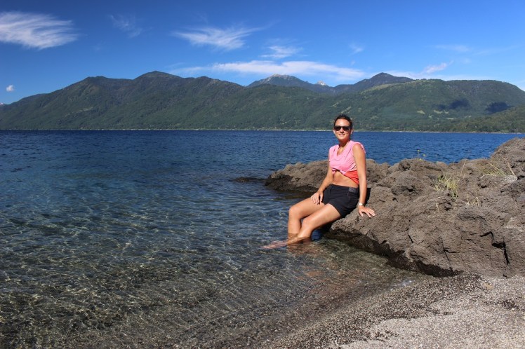 Steph, condamnée à faire trempette des pieds