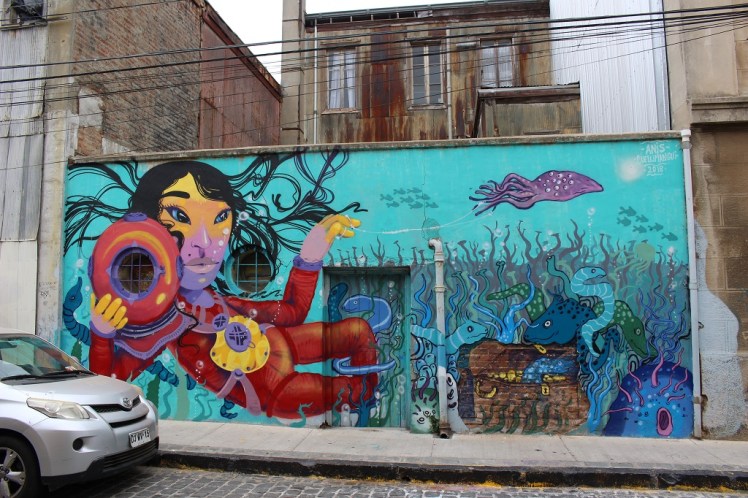 Street art, cerro Concepcion