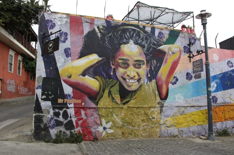Fresque murale, cerro Concepcion