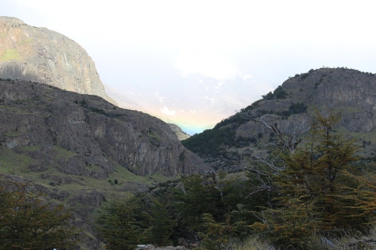 Arc-en-ciel aperçu depuis le mirador Torre