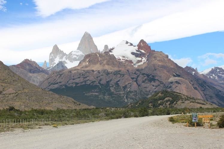 Dès le début, on voit le cerro Fitz Roy