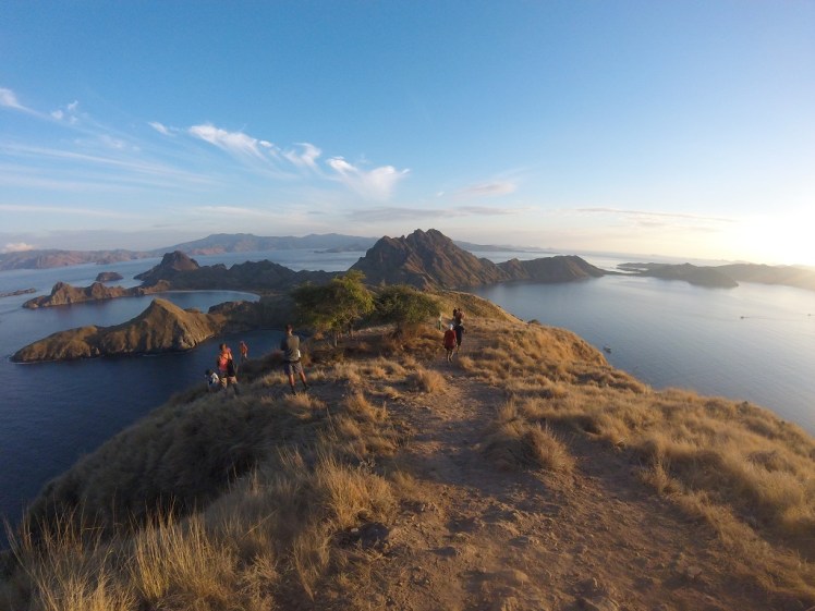 La forme caractéristique de Padar island contribue à sa popularité